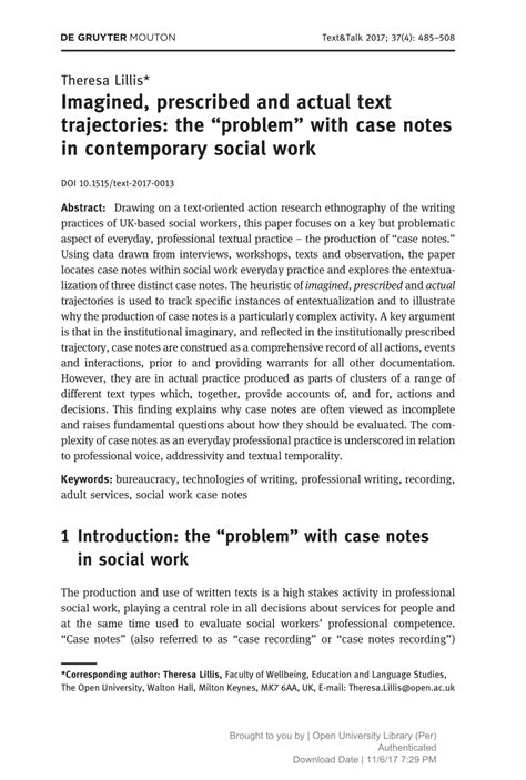 social work sample case note | Medical social work, Social work